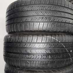 Set Of Tires (4) 225-45-17 Michelin Pilot Sport All Season