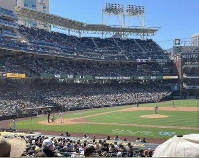 6/10 Los Angeles Dodgers vs. San Diego Padres Field 109 Row 31