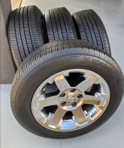 Like New Tires 🔥 Dodge Ram 20" Wheels and Newly Yokohama Tires 💯