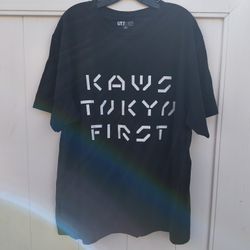 Uniqlo x Kaws Tokyo First T-Shirt Black  4XL(runs small)