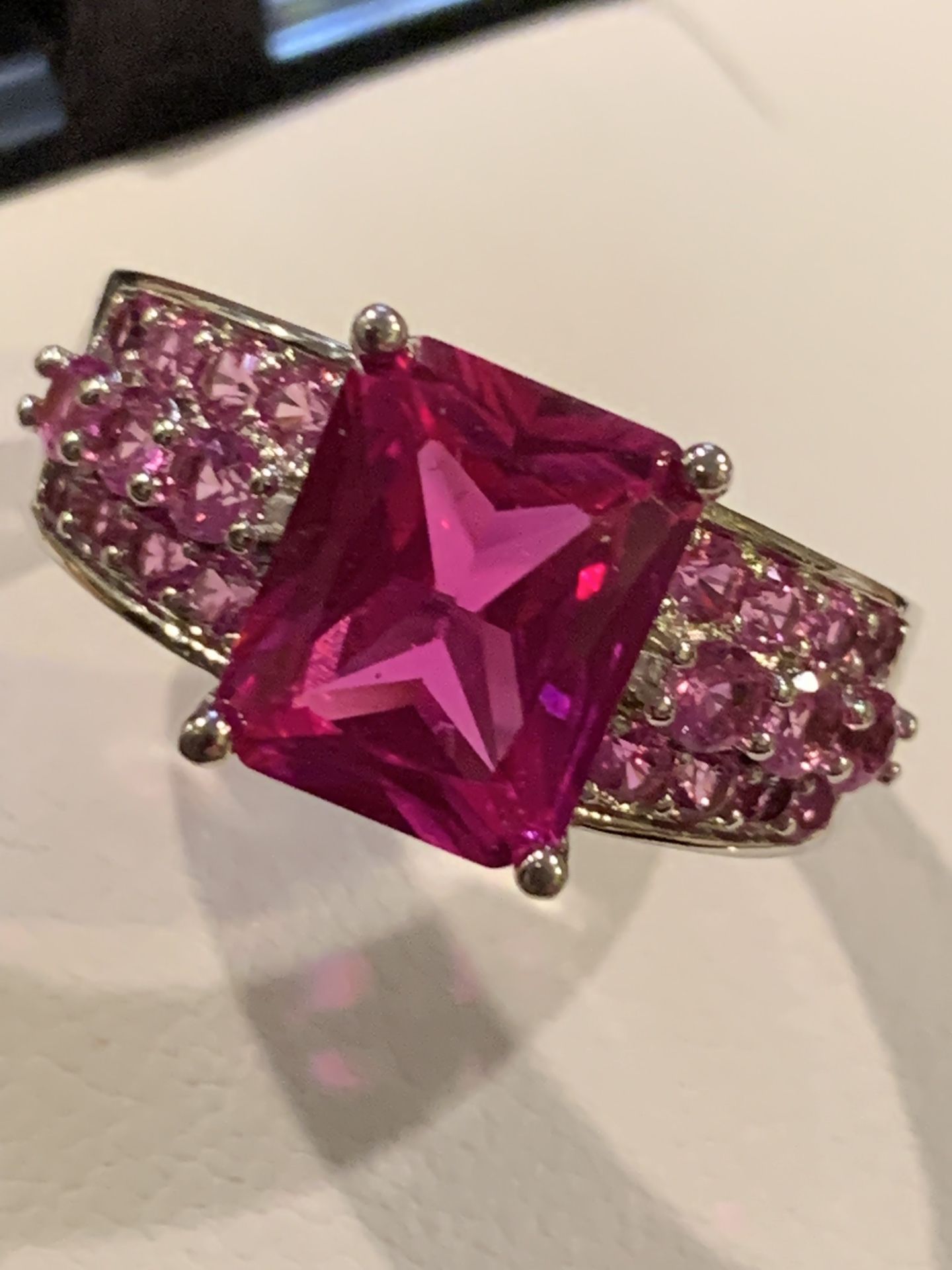 Genuine Ruby Corundum Ring