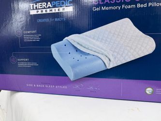 Therapedic Premier Gel Memory Foam Bed Pillow