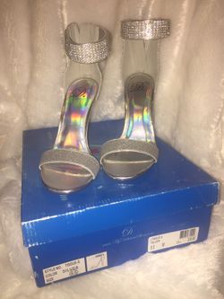 Rhinestone high heels