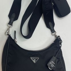 Prada Re-edition 2005 Crossbody Nylon Black Bag Re-Nylon- Authentic!!! 