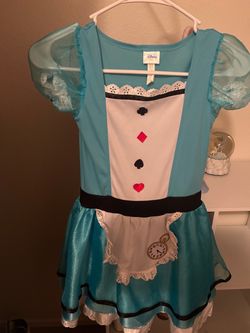 Alice in wonderland girls costume dress