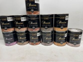 New Zar Satin Interior Oil Base Stain Quarts. $2 A Can. Details Below￼