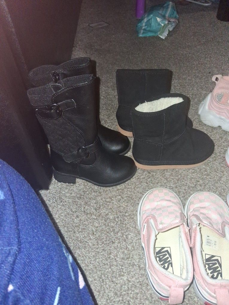 Toddler Girl Shoes And Boots Text Me For Price 