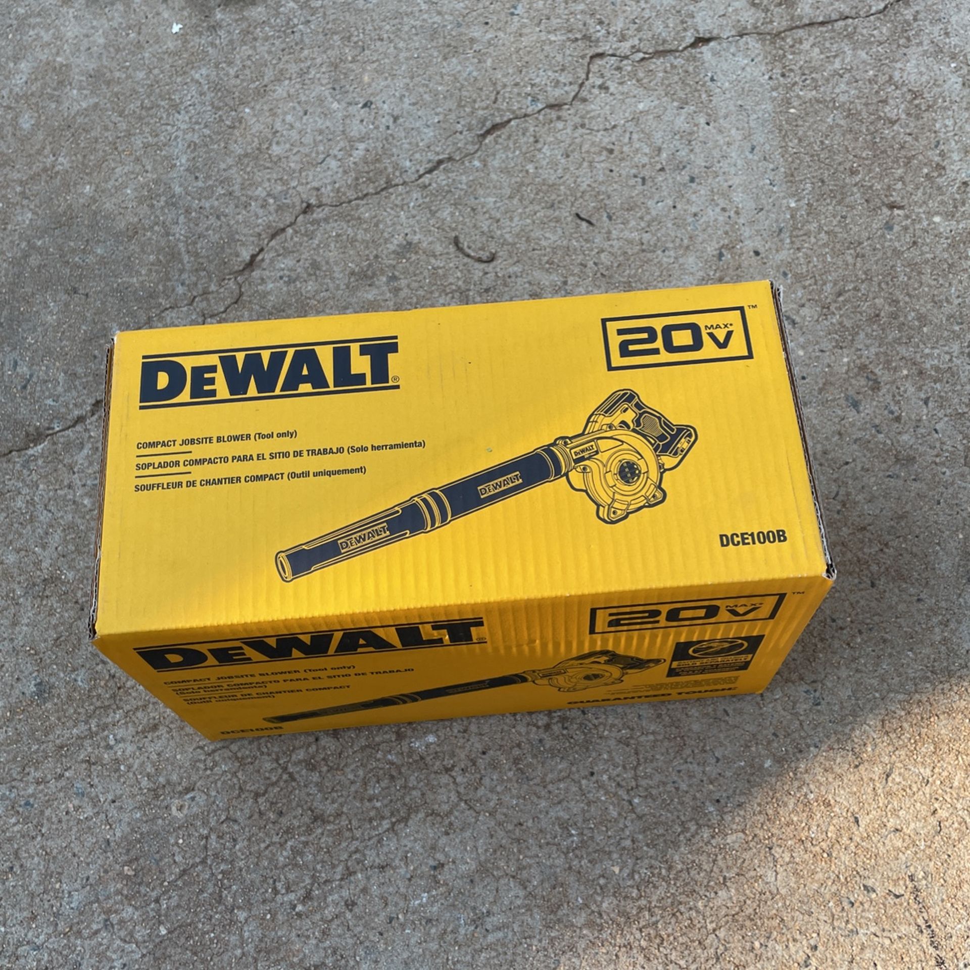 Dewalt 20v Compact JOBSITE Blower Tool Only