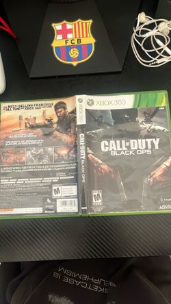 Call Of Duty Black Ops Xbox 360 case and Manuel only