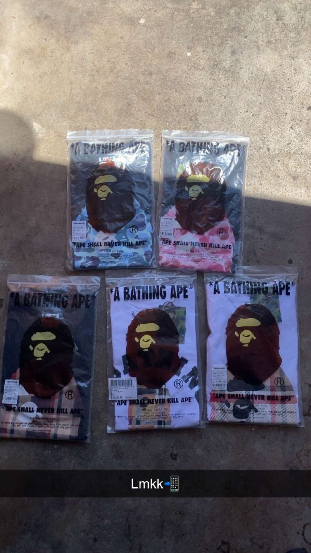 Bape Tees