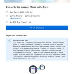 Disney On Ice Tickets