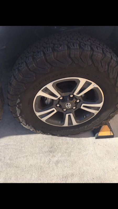 17 Tacoma Wheels Bf Goodrich 265 70 17 Ko For Sale In Chula Vista Ca Offerup 17 Tacoma Wheels Bf Goodrich 265 70 17 Ko For Sale In Chula Vista Ca Offerup