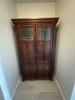 Desk Armoire Lighted