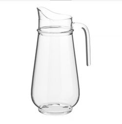 Set of 12 Pitchers, glass, 57 oz