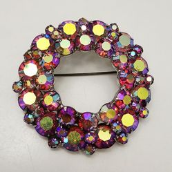 Vintage Aurora Borealis Brooch