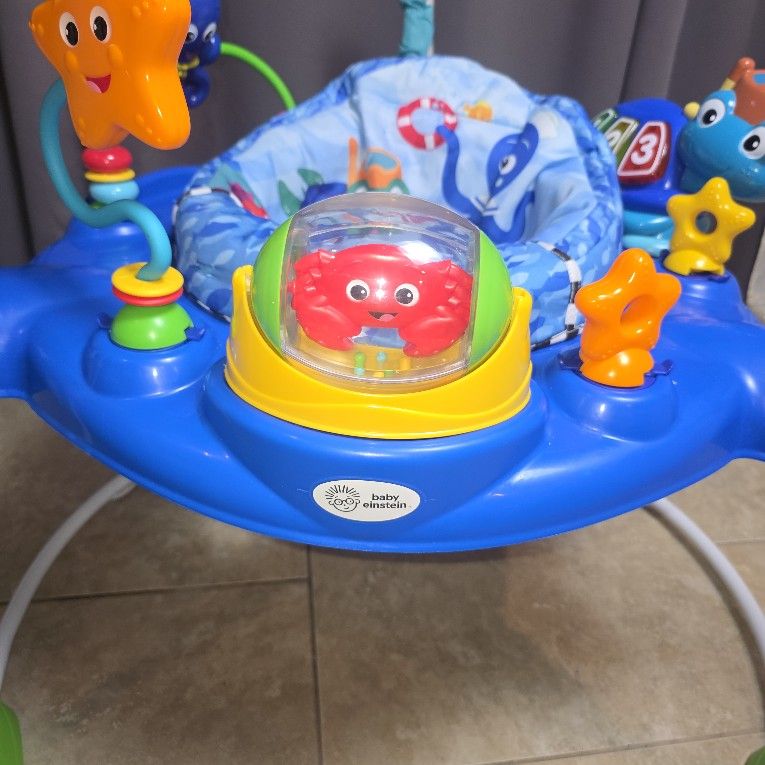 🌊 Baby Einstein Ocean Jumper – Clean, Works Great!
