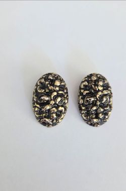 Vintage Whiting and Davies clip earrings