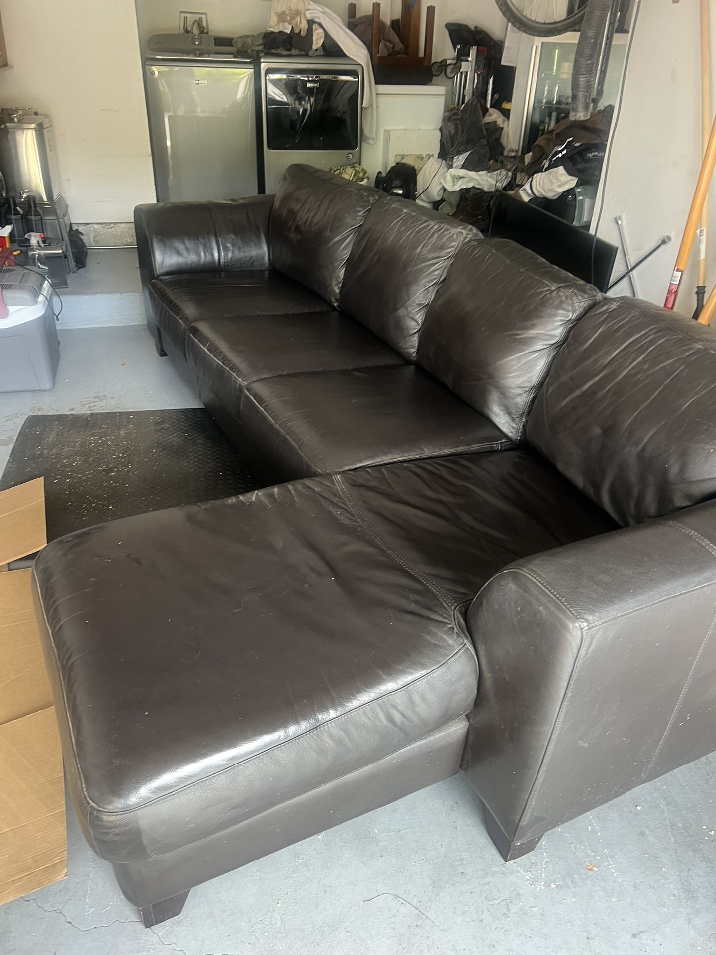 All Leather Couch