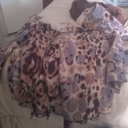Large Brown Woman Blouse