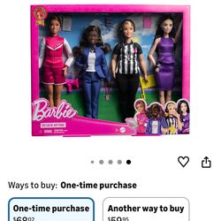 BARBIE CAREER DOLL SET BRANDNEW JUEGO 4 DE BARBIES NUEVAS BARBIE PROFESIONISTA.