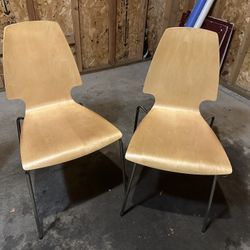 2 IKEA Vilmar Chairs 