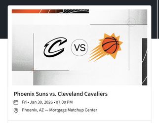 Suns Vs Cavaliers