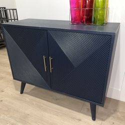 Beautiful Blue TV Stand / Bar Cart 