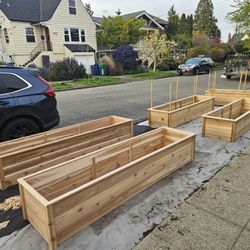 Handmade Raised Garden Beds - Cedar 