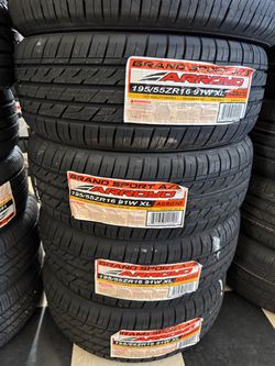 ✅📲195/55/16 vendo set de llantas nuevas Arroyo