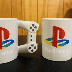 Set Of 2: PlayStation Coffee Mugs!!!