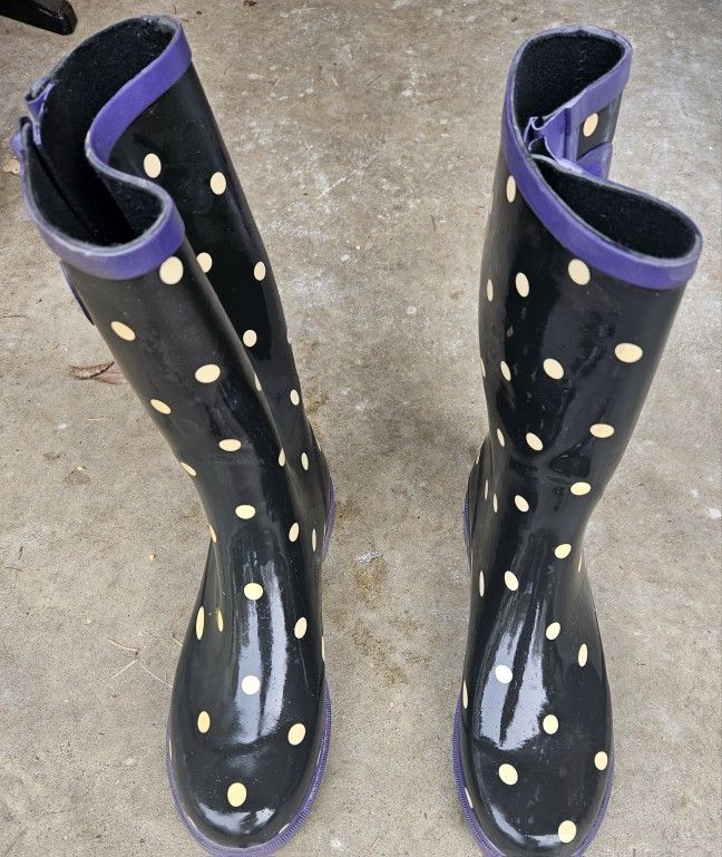 Rain/garden Boots Size 10 UW Theme