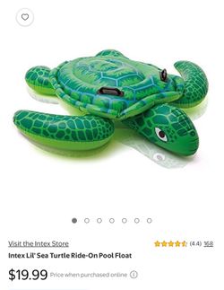 Large 6 foot floating turtle float
