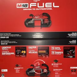 Milwaukee M18 Fuel Deep Cut Bandsaw. Tool Only. Model #2929-20