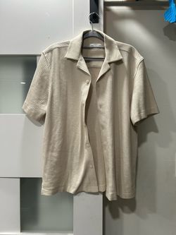REGULAR FIT TEXTURED SHIRT - Ecru | ZARA