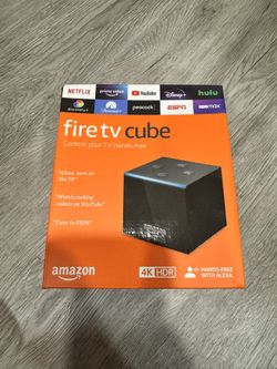 Amazon Fire TV Cube 2nd Gen 4K UHD Streaming Media Player with Alexa Voice Remote NEW