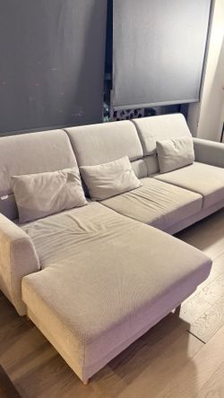 Comfy IKEA SLATORP Sofa with Chaise for Sale in the Building
