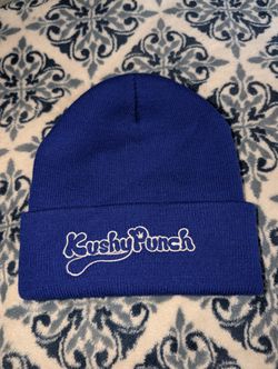 Blue Kush Punch beanie #royalblue #kushpunch
