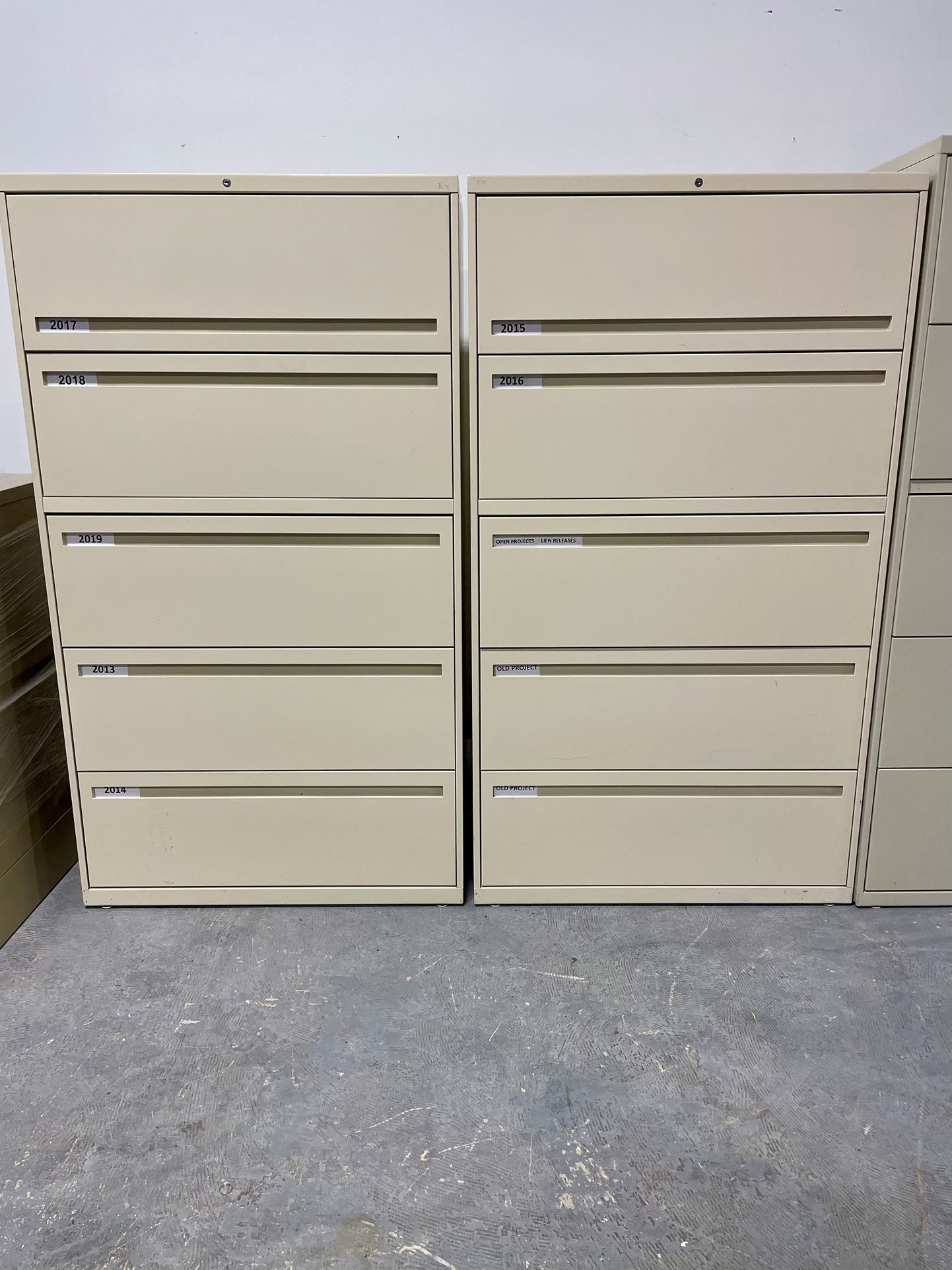 Filing Cabinet - 5 Drawer - 36" wide