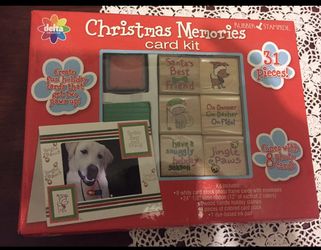 Christmas card making kit