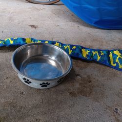 Dog Bowl And Toy 