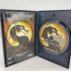 PlayStation 2 Mortal Kombat Deception Game 