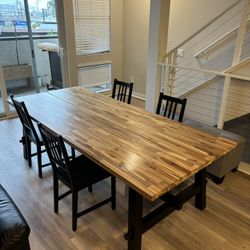 Wood Kitchen Table