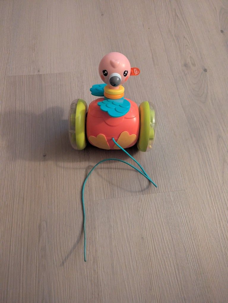 Fisher-Price Paradise Pals Pull-Along Flamingo Pre-owned 