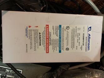 Neon Transformer 15,000 V 60hz outdoor led allanson lights electric