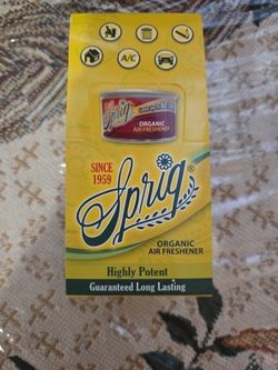 Sprig Air Freshner Can Black 4 Pack