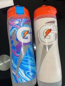 Gatorade Gx, Marble Blue, 30 Oz and white one