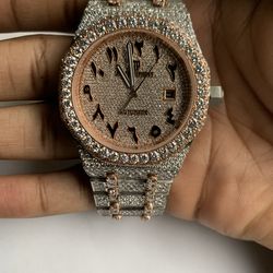 MOISSANITE ICED WATCH – DIAMOND TEST VERIFIED – FT AVAILABLE – SERIOUS BUYERS ONLY