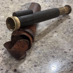 Vintage Handcrafted Telescope 