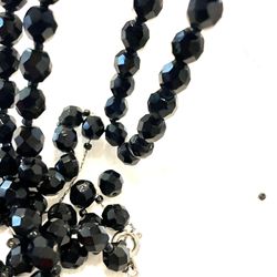 Vintage Crystal 8mm Necklace 