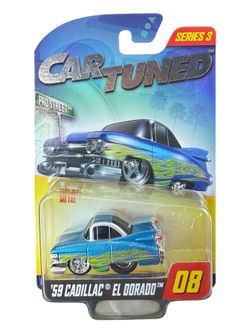 Car Tuned Series 3 Cadillac El Dorado 1959 Diecast Metal Model #08 Pro Street